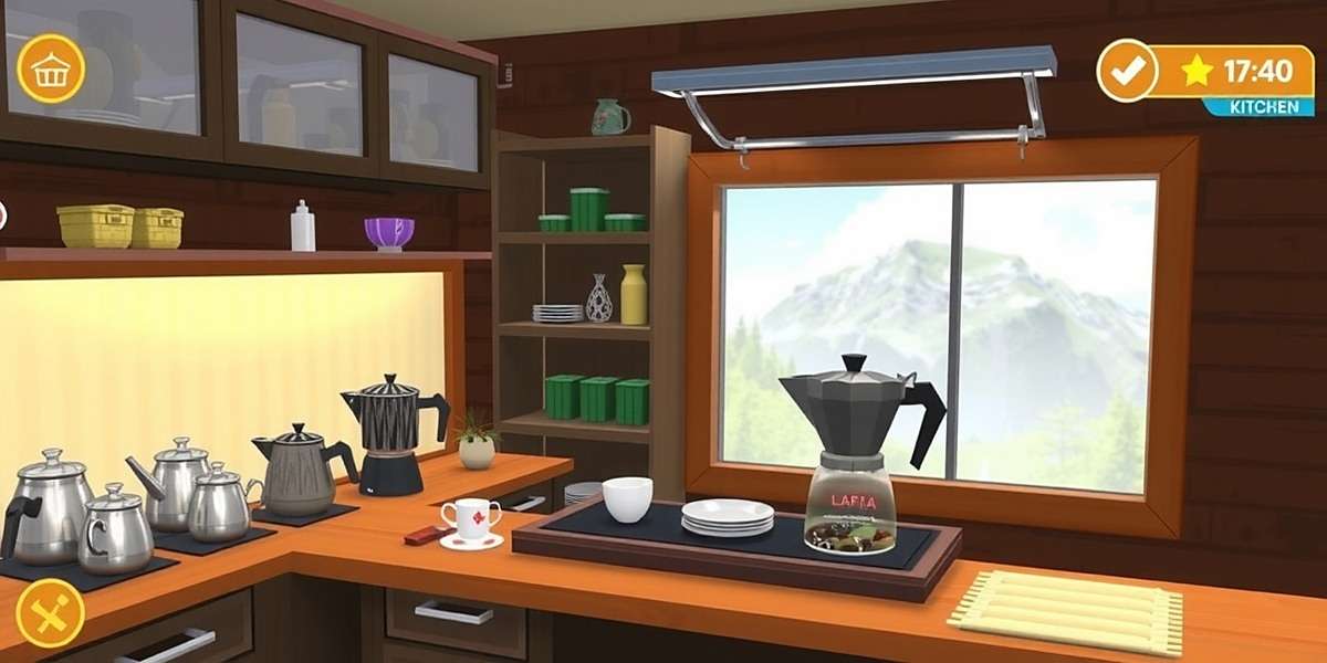 Chai Champion Odyssey - Master the Art of Tea Making Chai Champion Odyssey virtual kitchen with various tea brewing equipment